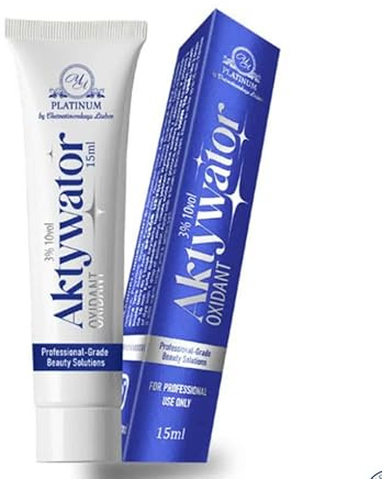 PLATINUM Oxidante al 3%, revelador para tinte de cejas, efecto de color de larga duración, ideal para tintes líquidos.