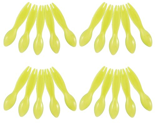 ANDRESLAD Cuchara para Kiwi de Plástico 20 Piezas Pelador Multiusos Horquilla Utensilio de Cocina Versátil para Pelar y Separar Frutas como Kiwi y Limón Herramienta Práctica para Uso