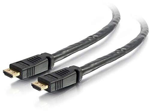 C2G Cavo HDMI 4K, cavo HDMI ad alta velocità, 60Hz, CL2P-Plenum, 7,62 metri, nero, cavi per Go 42529