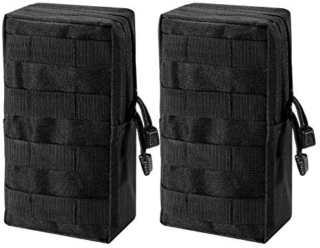 Zeato MOLLE-Beutel, Tasche - kompakt, Wasser -Splash abweisend, Mehrzweck-Tasche, mit Halteschlaufe