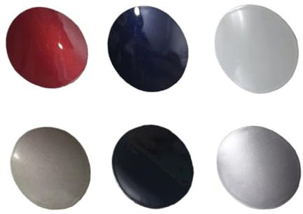 QXWRLD 1 Paar Auto-Außen-Frontstoßstange, Abschlepphaken-Abdeckung, Anhängerkappe, for Toyota, for Corolla, 2007 2008 2009 Stoßstangen-Abschleppösenabdeckung(Red pair)