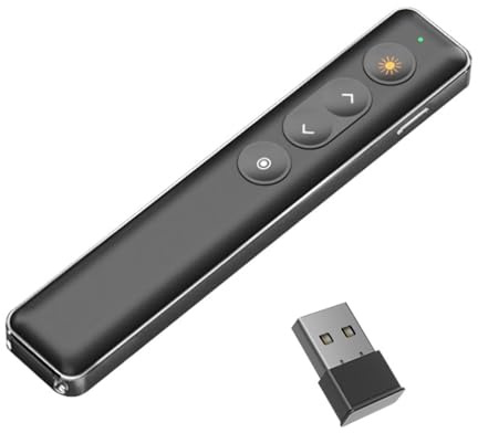 H90S 2.4GHz Presentatore wireless PPT Presentazione Clicker Flip Pen ricaricabile
