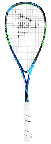 Dunlop Sports Hyperfibre+ Evolution Pro Squashschläger, Blau/Grün