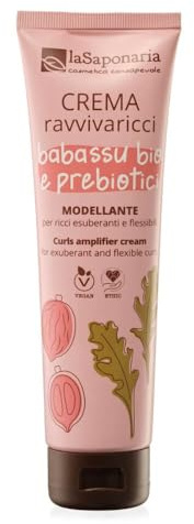 La Saponaria Curl Reviving Cream, Anti-Frizz, Leave-in, Curly Hair, Strengthing, Sotftening, Natural, Vegan, Cruelty-Free, Bio Plastic, Organic, 150ml