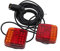 ETUKER Magnético LED Kit Luces Traseras de Remolque, 12V Impermeable Piloto Trasero Luces Con Lámpara De Matrícula, Con Cable de 7,5 my Enchufes de 7 Pines, Para Camión/RV/Remolque(Bombillas 20 LED)