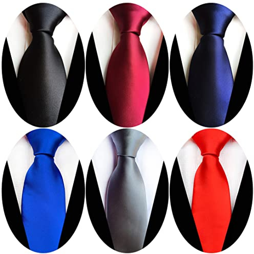 Adulove Men's Necktie Classic Silk Tie Woven Jacquard Neck Ties Wedding Business