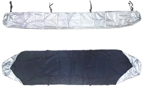 Copertura impermeabile per tenda da sole, in tessuto Oxford 420D, per tende retrattili da cortile e tettoie, copertura protettiva argento (argento, 2,5 m)