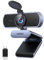 UGREEN 4K/30fps Webcam for PC, Full HD Webcam for Laptop, Clear Stereo Audio Microphone, Auto Light Correction, 70° View Web Cam USB Camera for Live Streaming, Video Calling, Conferences