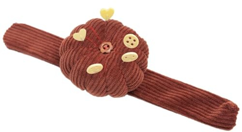Generisch Cuscino per Penne da Polso – Cuscino per Aghi di | Cuscino a Scatto | Cuscino per Aghi con Cinturino Elastico Regolabile | Comodo Cucito Portatile | Cuscinetto per Aghi per progetti