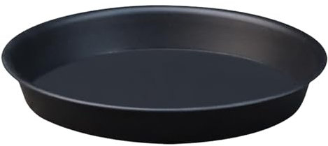 Javoryxh Pflanzentropfschalen, 34,5 cm, Schwarz, Blumentöpfe, Untersetzer, Pflanzzubehör für Balkon, Wohnzimmer, Büro