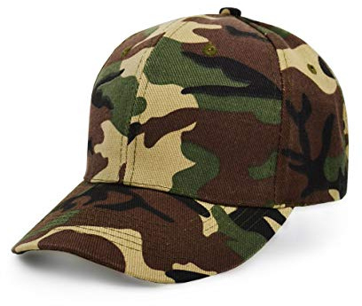 UltraKey Mens Womens Army Military Baseball Cap Camouflage Hats for Hunting Fishing Outdoor Activities Green