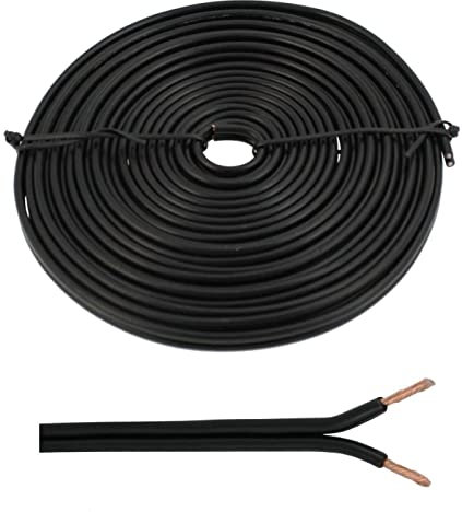 Loud Speaker Audio Cable 5m - 2x1,5mm² - 100% CCA Copper ; black