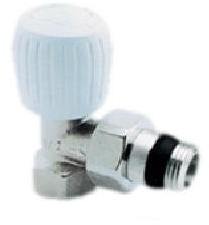 Orkli valvula manual bit. - Válvula radiador escuadra simple reglaje 3/8 roscar