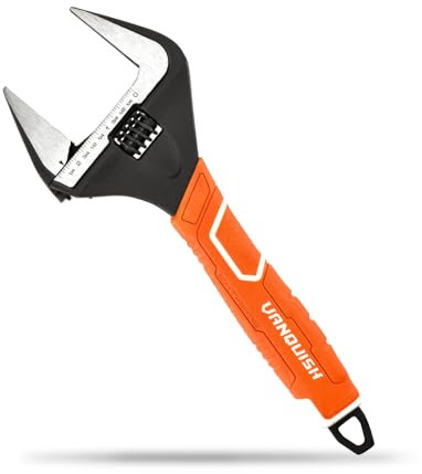 VANQUISH Verstellbarer Schraubenschlüssel mit Komfort-Griff und Aufhängeloch 304mm Rollgabelschlüssel, 3154