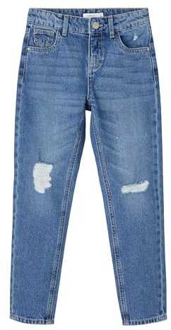 Name It Femme Nkfrose Dnmatando Hw Mom Pant Noos Jeans, Denim Bleu Médium, 164 EU