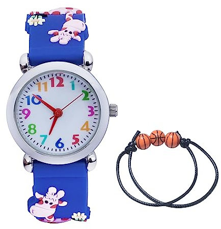 MUXIJIA Kinder Uhren für Jungen und Mädchen ab 3-10 Jahre - Analog Quarz Junge und Mädchen Uhr - Silikon Uhrenarmband Armbanduhr Kinderuhr