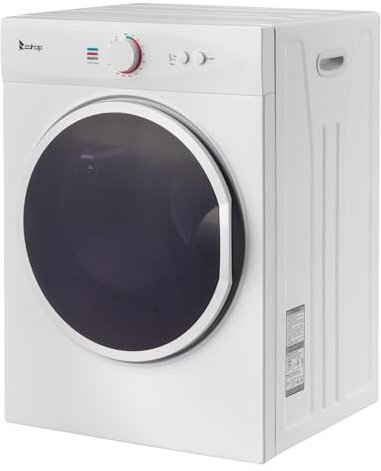 LEADZM sèche-linge,sèche linge séchage à évacuation compact 1020W 3KG avec affichage pour différents modes de séchage, seche-linge portable pour appartements, maison, dortoir