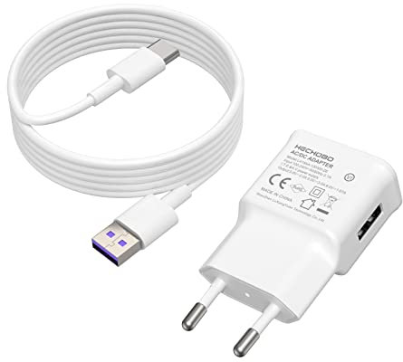 15W Chargeur USB, Chargeur RapideUSB Secteur avec Câble de chargeurType C 2M Compatible avec Samsung Galaxy A13,A33,A53,A34,S21,S20 FE,S10,S9,S8 Plus,Z Flip3,Z Fold3,M53 5G, et Autres Smartphones