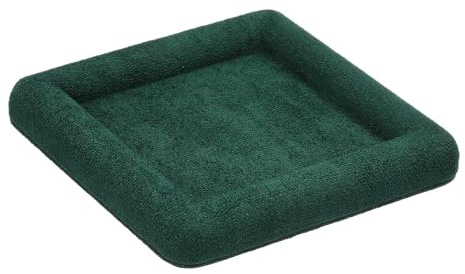 PATIKIL Vassoio Espositore Gioielli Microfibra 4.7x4.7x0.7 Vassoio Vanity Flocked Organizzatore Vassoio Comodino Portagioie Vetrina Espositiva Gioielli Vintage per Camera, Verde