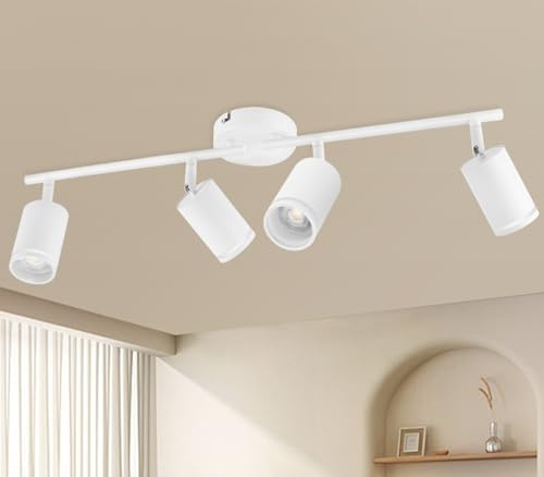 GeyouLux Takstrålkastare LED 4-lampig LED Taklampa Svevande Vit