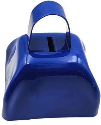 Cencerro de percusión a mano para animar a la mano, novedad, fabricante de ruido, pequeño cencerro de metal, sonido fuerte, decoración de bricolaje para eventos deportivos, juegos de fútbol