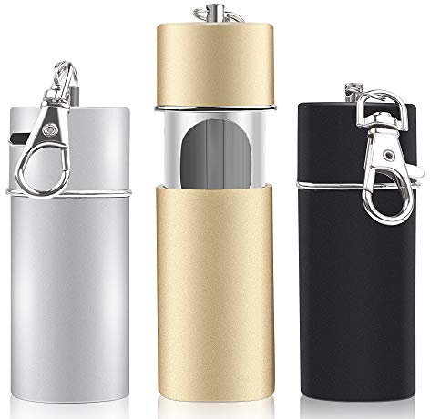 Taschenaschenbecher 3 Stück Aschenbecher für Unterwegs Taschenaschenbecher Geruchsdicht Aschenbecher to go,Reise Aschenbecher 3 Farben
