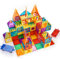 YIKUMO Kids Magnetic Tiles Toys, 100Pcs 3D Magnetic Building Blocks Tiles Set, Building Construction Educational STEM Toys for 3+ Year Old Boys and Girls