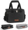 Moon Insulated Lunch Bag with Bottle Holder - Cool Bags for Women, Men, Adults and Kids - Thermal Lunch Boxes for Work, School, Picnic, Office - Lunch Tote Bag with Shoulder Strap (7 Litre, Black)