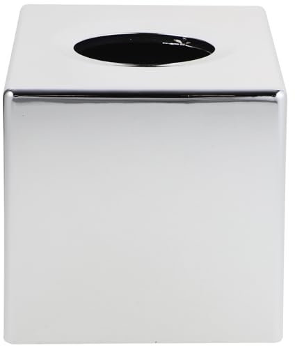 Boîte à Mouchoirs en Acier Inoxydable, Distributeurs de Mouchoirs, De Papier Décoratif Supports Métalliques Main Idéal pour Ranger des mouchoirs, des Serviettes en Papier ou des mouchoirs cosmétiques