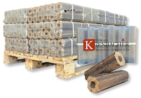300kg Palette PiniKay !Sonderaktion! Hartholzbriketts aus Reiner Buche- und Eiche Heizprofi Brenn Kamin Ofen Heiz Holz Gluthalter Premium Holzbriketts | Energie Kienbacher