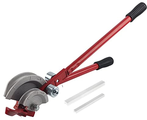 Handheld Pipe Bender 2 in 1 180° Manual Pipe Bender Heavy Duty Pipe Bending Tool 15mm/22mm