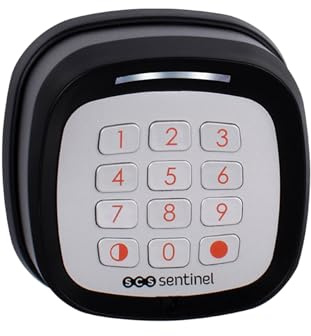SCS Sentinel, AAA0045, Teclado inalámbrico, Compatible con operadores, 433,92 MHz, Apertura Parcial o Total, 2 Pilas CR2032 (no Incluidas), CodeGate