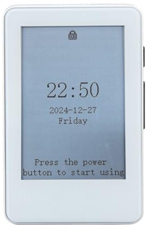 Pantalla de Tinta Portátil Lector Eléctrico Ereader Paperwhite, Pantalla Táctil de 2.7 Pulgadas, Lectores de Libros Electrónicos Bluetooth, Reproducción de Música Mp3,