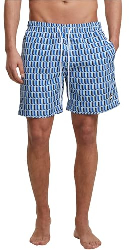 Urban Classics herr Tb2679-pattern Swim Shorts Badbyxor (1-pack)