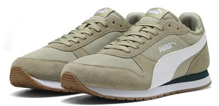 PUMA Erwachsene ST Miler Sneakers 43, Lux Army White Gum Green Beige