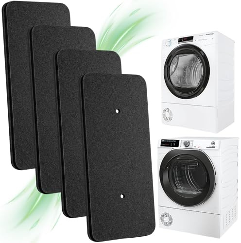 NAMAI - Set di 4 Filtro per Asciugatrice Candy/Hoover, Ricambio 100% Compatibile, Filtro in Spugna Resistente, Ricambio per Filtro Asciugatrice Candy, Facile da Installare (4 Filtri)