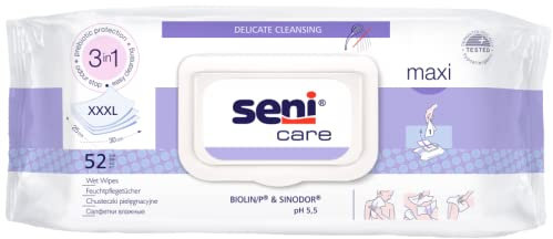 Seni Care Maxi Feuchtpflegetücher (52 Stück)