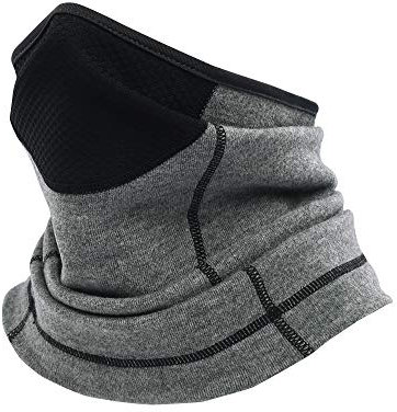 Rumsfel Neck Warmer Snoods for Men, Neck Gaiter Tube Women, Multifunctional Winter Face Scarf with Mouth Breathable Mesh for Motorcycle, Ski, Hiking, Cycling, and other Outdoor Sports