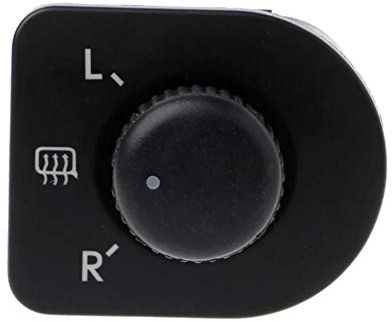 Interruttore Specchietto Laterale Interruttore a pulsante per specchi laterali Manopola di regolazione Interruttore di controllo specchietto auto 1J1959565F Compatibile con Beetle Passat B5 Jetta Golf