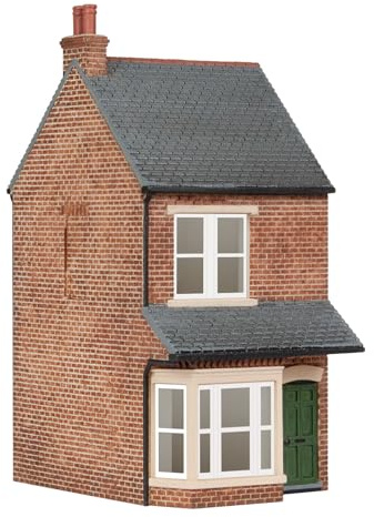 Hornby R7358 OO vía Derecha 2 Arriba/2 Abajo, Accesorios de Maqueta de Ferrocarril, Paisaje Diorama en Miniatura para Juegos, Modelo de Casa Adosada de Tren Realista, Escala 1:76, Color, Talla única