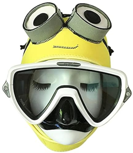 BRLUCKY Wetsuit Hood Yellow Man 3mm Neoprene Scuba Diving Hood for Men Women Youth Scuba Head Cover Dive Cap Surfing Thermal Hood for Kayaking Snorkeling Swimming Sailing Canoeing Water Sports