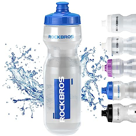 ROCKBROS 750 ml cykelvattenflaska, stor BPA-fri sportvattenflaska för cykling, fitness, löpning, vandring
