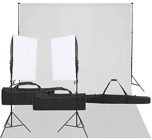 ZEYUAN Kit de Estudio fotográfico con Set de Luces y Fondo, Fondo Fotografia Navidad Infantil,Fotografia Accesorios, Fondo Fotografia, Estudio Fotográfico, Kit Estudio Fotografico,