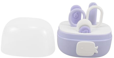 VICASKY 4stücke Elektrische Nagelknipsermaschine Für Neugeborene Mit Licht Und Aufbewahrungsbox Sicherer Nagelschneider Für Kleinkinder Aus Robustem Edelstahl Mit Ergonomischem Griff