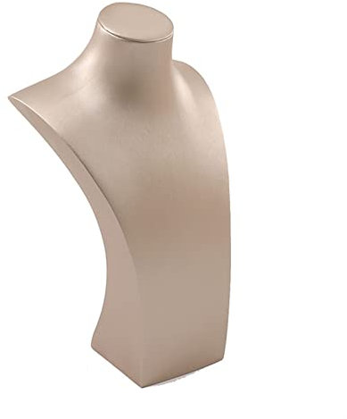 Soporte de exhibición de joyas Busto de collar de cuero Soporte de exhibición de joyas tridimensional Figura Soporte de exhibición de joyas Exhibición de collares Maniquí de collar Organizador de