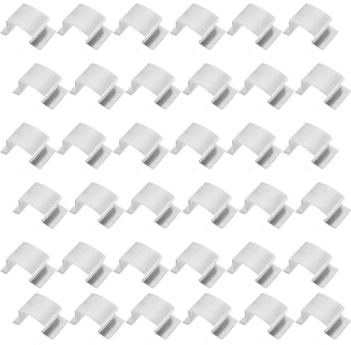 50 Stück Edelstahl Gewächshausklammern Zubehör, G clips Gewächshauszubehör Ersatzteile für Gewächshaus Glas