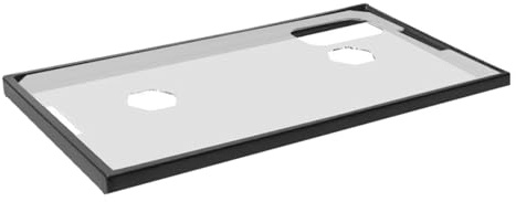 Milageto Tank Cover with Feeding Window with Frame DIY Acrylic Anti Jump Stable Quick Installation Tank Lid Aquarium Top Cover, for 40, 40cmx22.5cmx1.2cm