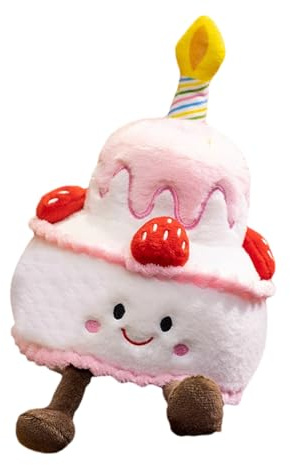 Musical Birthday Cake Toy – Plush Singing Pillow, Cake Shaped Doll, Soft Celebration Toy With Happy Birthday Song And Comfortable Down Cotton Filling | Party Decor For Kids Boys Girls Celebration Play