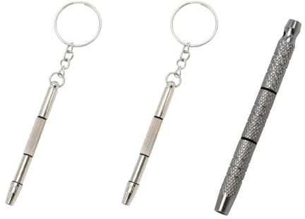 3 cacciaviti per occhiali, cacciavite di precisione 4 in 1, mini cacciavite r, set di viti per occhiali, kit di riparazione per orologi, gioielli, elettronica e occhiali da sole