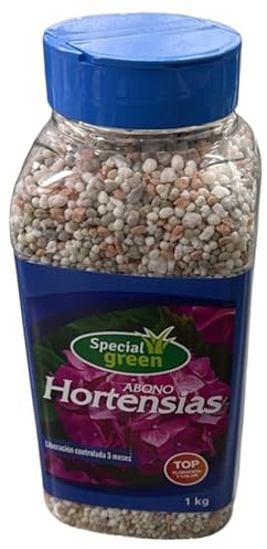 Abono para hortensias 1kg - Special Green. Liberacion controlada 3 meses. Granulado.